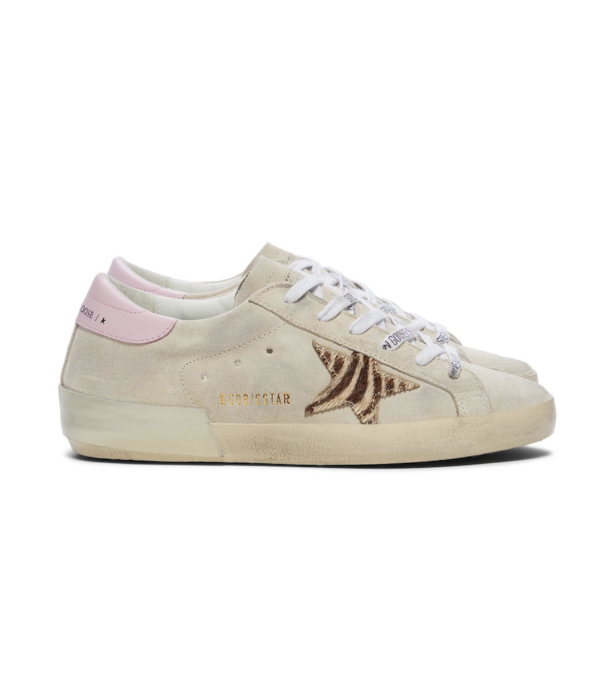 SUPER STAR SUEDE UPPER HORSY ZEBRA PRINTED STAR